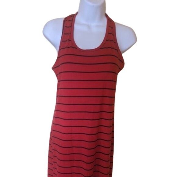 ---  Red Maxi Tank Dress Size Small - Picture 2 of 4